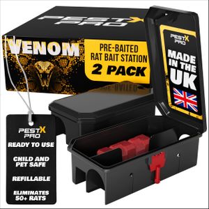 Pest X Pro Rat Bait Box – Venom Rodent Control Station