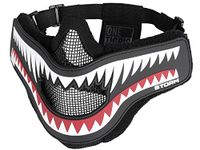 OneTigris X Storm Mask, Tactical Mesh Face Protection with Removable Shark Jaw Morale Patch for Outdoor