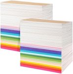 EOOUT 120 Pack A5 Kraft Notebooks, Composition Notebooks Lined Journal Bulk, 15 Colors with Rainbow Spines, 60 Pages for Kids Women Girls, School Office Supplies