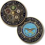 United States Military Challenge Coin Proud Family Army Navy Air Force Marines