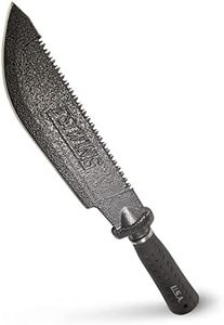 ESTWING Machete - 19.25" Saw-Back Blade with Forged Steel Construction & Shock Reduction Grip - EBM