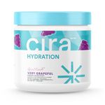 Hydration Electrolyte Powder for Women (45 Servings) - Cira x Alicia McCarvell's Electrolyte Drink Mix with Himalayan Salt for Dehydration Relief and Recovery - Very Grapeful