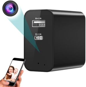 FOX SCOUT 4K Wireless Hidden Cameras Mini Small Spy Security Wall Outlet WiFi Camera Indoor Camera for Home Security【Upgraded】 (CAM)