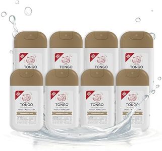 Grand Tongo DEET-Free Insect Repellent Spray, 12 Hour Mosquito Protection, Picaridin Pocket Pump Spray, 1 oz Travel Size, Fragrance Free, 8 Pack