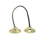 Dalvkot Brass Handmade Percussion Musical Instrument Hand Cymbals Manjira Pair for Bhajan