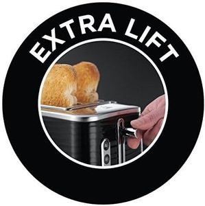 Russell Hobbs Inspire 2-Slice Toaster – Black