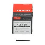 TIMCO PH2 Philips Drywall Screws - 4.2 x 65 - Black - Box of 200