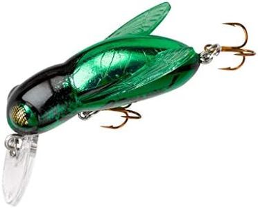 Rebel Lures Bumble Bug Topwater / Crankbait Fishing Lure, 1 1/2 Inch, 7/64 Ounce, June Bug