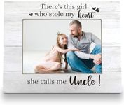 FLDAS Uncle Picture Frame 8x10, Uncle Picture Frames, Uncle Gifts from Niece, Fathers Gifts for Uncle from Niece, Gifts for Niece from Uncle, This Girl Who Calls Me Uncle Photo Frame 5X7