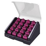 Remington Silk Heated Hair Rollers H9096 | 20-Piece Set with Medium & Large Rollers | Dual Heating Technology for Fast, Voluminous Curls | Silk Ceramic with Ionic Conditioning for Smooth, Frizz-Free Waves | 90-Second Heat Up