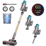 Laresar Ultra 7 Cordless Vacuum Cleaner 550W/45Kpa Stick Vacuum Cleaner with Touch Screen, Up to 60 Mins Runtime, Lightweight Handheld Vacuums for Hardwood Floor Carpet Car Pet Hair