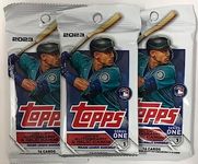 Topps 2023 Series 1 Baseball MLB Set of 3 Packs - 16 Cards per Pack - 48 Trading Cards Total