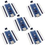 CANADUINO® 5 pcs Nano V3 Module Atmega328 + CH340 with USB-C Port (Compatible with Arduino IDE)