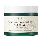 AXIS-Y New Skin Resolution Gel Mask 100ml / 3.38 fl. oz | Skincare Face Mask | Heartleaf | Niacinamide | Skin Soothing | Korean Skincare