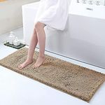 HOKIPO Multipurpose Rug Runner for Bathroom, Bedroom, Balcony, 40x120cm, Beige (AR3799)