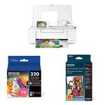 Epson PictureMate PM-400 Wireless Compact Colour Photo Printer with Ink & Photo Paper