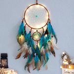 Dream Catcher Blue Tree of Life wit