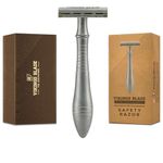 VIKINGS BLADE The Godfather 'Stonehenge' Double Edge Safety Razor (Ultra Durable 304L Stainless Steel)