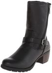 Khombu Women's Mae Ankle Boot,Black,10 M US