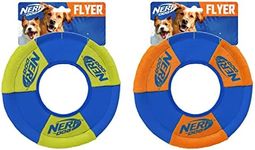 Nerf Dog Toss and Tug Ring Dog Toy,