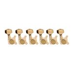 Musiclily 6-in-line Sealed Guitar Tuners Tuning Pegs Keys Machine Heads Set for Strat/Tele Electric Guitar,Gold