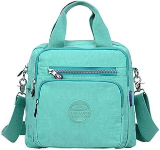 VVVSO Women's Waterproof Nylon Crossbody Shoulder Bag Durable Casual Backpack (Green)