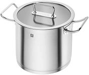 Zwilling J.A. Henckels PRO 8 L 18/10 Stainless Steel Stock Pot HIGH-Sided, Silver