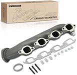 A-Premium Right Exhaust Manifold with Gasket & Studs & Nuts & Springs & Washers Compatible with Chevrolet Express 3500, C2500/K2500 Suburban, C3500HD, K3500, P30 & GMC Savana 3500, C2500, C3500, K2500