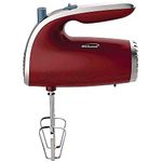 Brentwood Appliances HM-48R 5-Speed Hand Mixer (Red), Plastic