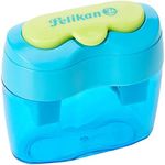 Pelikan 700702 Double Pencil Sharpener Flower Blue