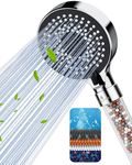 Magichome Filter Shower Head - Removes Chlorine & Softens Hard Water, High Pressure 5-Mode Settings + Extra Replaceable Filters - for Healthier Skin & Hair