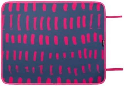 Emerson West Neoprene Poolside Seating Mat | Pool Seats for Edge of Pool | Swimsuit Saver Mat | Poolside Mat for Side of Pool | Pool Chairs for Edge of Pool | (Navy&Pink)