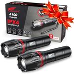 HAUSBELL LED Flashlight 2Pack High 