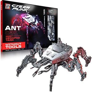 Geeek Club Robot Building Kit - ANT001 Hexapod Tank - STEM Robot Kit for Kids - Educational Science Toys - DIY Robotics Set - Printed Circuit Board Engineering Toys - Build Your Own Robot Kits Gift