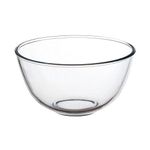 Pyrex Bowl 0.5 Litre / 500 ml, Clear, 144(Ø)mm - Dishwasher, Microwave, Freezer, Refrigerator & Conventional Oven Safe - Toughened Glass, Professional & Home Use, P582