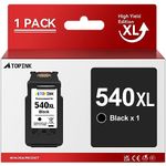 540 XL Ink Cartridges Black, ATOPINK PG-540 PG-540XL 540XL Ink Replacement for Canon 540 Ink Cartridges, for Pixma TS5150 TS5151, MG3550 MG3650 MG3650s MG3200 MG3500 MG2250 MG3600 MG4250 MG3250, MX475