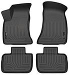 Husky Liners 98061 Custom Fit WeatherBeater Molded Front and Second Seat Floor Liner Set for Select Chrysler 300/Dodge Charger Models (Black)