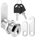 Litensh 40mm Security Mailbox Lock, Letter Post Box Lock, Cabinet Drawer Cam Lock, Toolbox Door Cupboard Locks with Keys