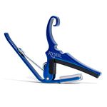 Kyser Quick-Change Capo for 6-string acoustic guitars, Blue, KG6U