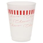 American Greetings Christmas Party Supplies, Kathy Davis Designs, Plastic Cups (10-Count)