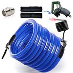 Bipeoo 100FT Heated Water Hose for Rv,-45 ℉ Antifreeze Drinking Garden Water Hose with Energy Saving Thermostat，1/2" Inner Diameter Rv Accessories-Lead and BPA Free