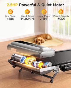 3-in-1 Folding Treadmill – 2.5HP Motor, Compact Home Fitness
