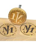 Custom Logo Branding Iron for Wood Personalized Branding Iron Heat Stamp Making Kit Including The Handle, Woodworking Handcrafted by Design (1"x1")