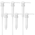 Superhairpieces Heavy Duty Pump Dispensers for Commercial, Industrual, Gallons Jugs Bottle, Suitable for Shampoo, Conditioner, Paint and Condiments, 6 PCS Includes 6PCS 12" Tubes