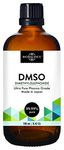 Bio Balance Pharma Grade, Made in Japan, Undiluted DMSO 99.99% Pure Dimethyl Sulfoxide in Amber Glass Dropper Bottle, 100ml