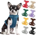 Wisedog No Pull Lightweight Dog Vest Harness with Soft and Comfortable Cushion, Breathable Mesh, for Small Medium Large Dogs Walking (XS:Neck=10"-12"/Chest=13"-16", Navy)