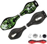 YEYGRIEM Rip Stick Skateboard, Compact and Lightweight Ripstick Deluxe Junior Caster Board with Illuminating Wheels and 360 Degree Casters for More Excitement and Fun for Adults, 29.1"*7.4"