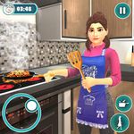 Virtual Amazing Chef Mom Life Simulator Game - Best Master Kitchen Chef Games - Free Food Cooking Games for Girls - Home Chef Restaurant Game Food Delivery - Burgers and Pizza Cooking Fever