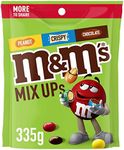 M&M's Mix Up's (Milk Chocolate, Peanut, Crispy) Large Bag, 335g