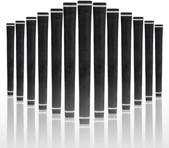 Majek Golf Club Grips Super Jumbo Extra Large Tour 360 Degree Black - NO LOGO - Round .600 Extra Large XL XXL Great for Tall Golfers with Big Hands - Premium Rubber Golf Grips - 13 Pack High Traction